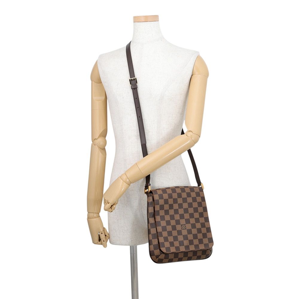 Louis Vuitton Shoulder Bag Damier Ebene Musette Salsa Long — view 4