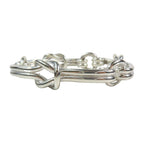 Gucci Vintage Knot Bracelet Bangle Silver — view 2