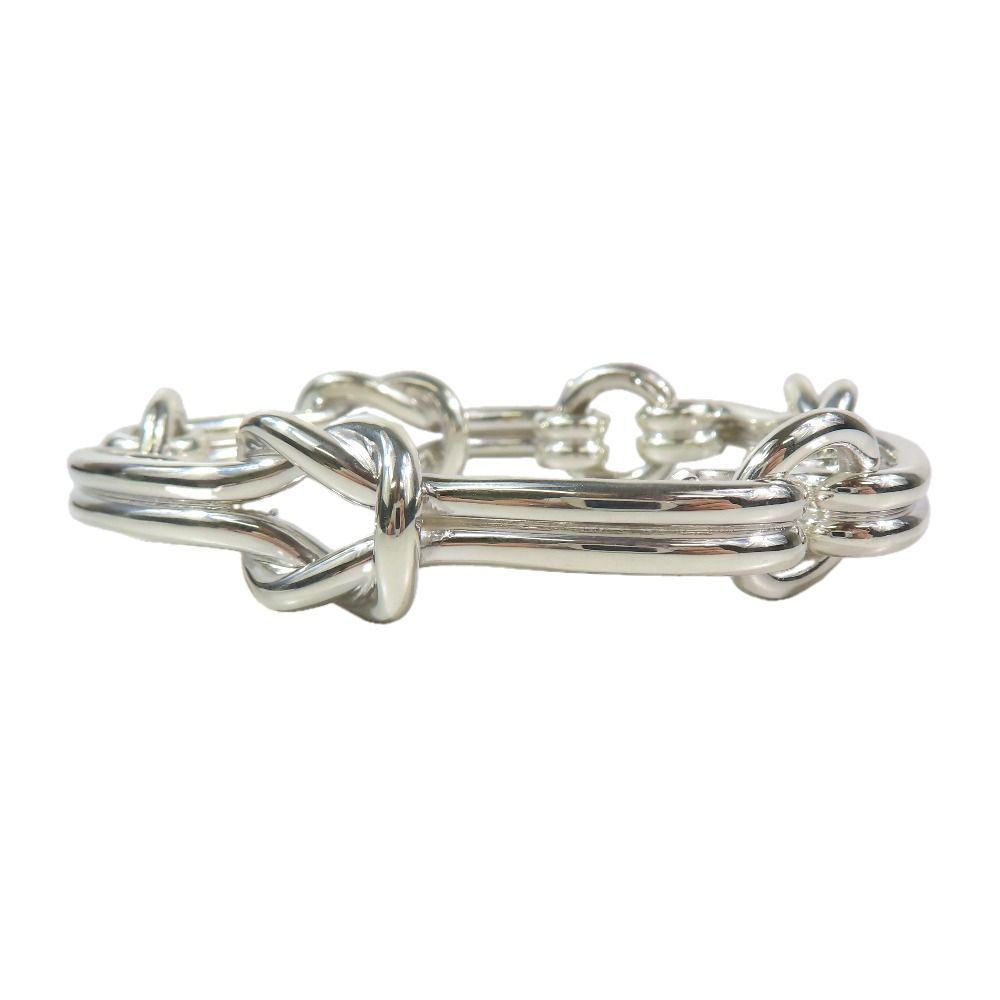 Gucci Vintage Knot Bracelet Bangle Silver — view 2
