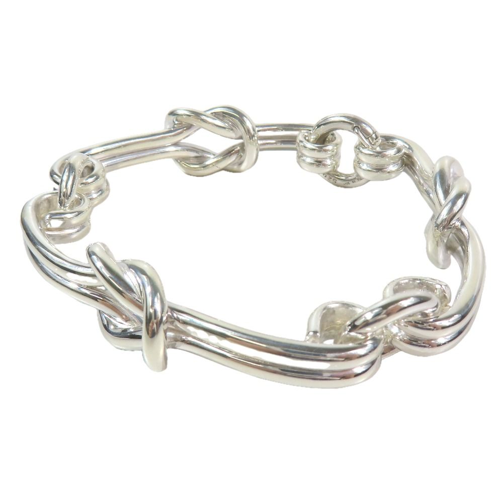Gucci Vintage Knot Bracelet Bangle Silver