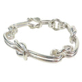 Gucci Vintage Knot Bracelet Bangle Silver