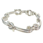 Gucci Vintage Knot Bracelet Bangle Silver