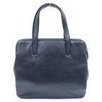 Loewe Anagram Handbag Black Leather Gold — view 2