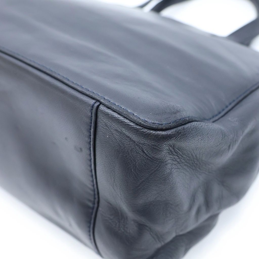 Loewe Anagram Handbag Black Leather Gold — view 5