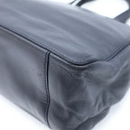Loewe Anagram Handbag Black Leather Gold — view 5