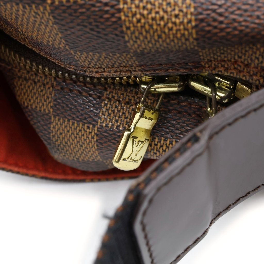 Louis Vuitton Naviglio Shoulder Bag Damier Leather Brown — view 6
