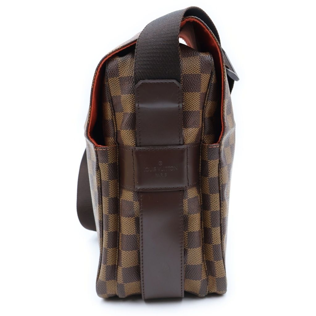 Louis Vuitton Naviglio Shoulder Bag Damier Leather Brown — view 3