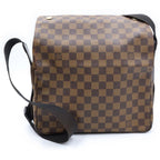 Louis Vuitton Naviglio Shoulder Bag Damier Leather Brown — view 2