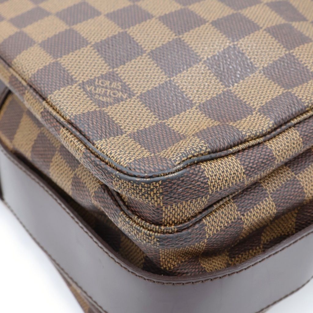 Louis Vuitton Naviglio Shoulder Bag Damier Leather Brown — view 5