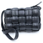 Bottega Veneta Padded Cassette Intrecciato Shoulder Bag Black Leather — view 2