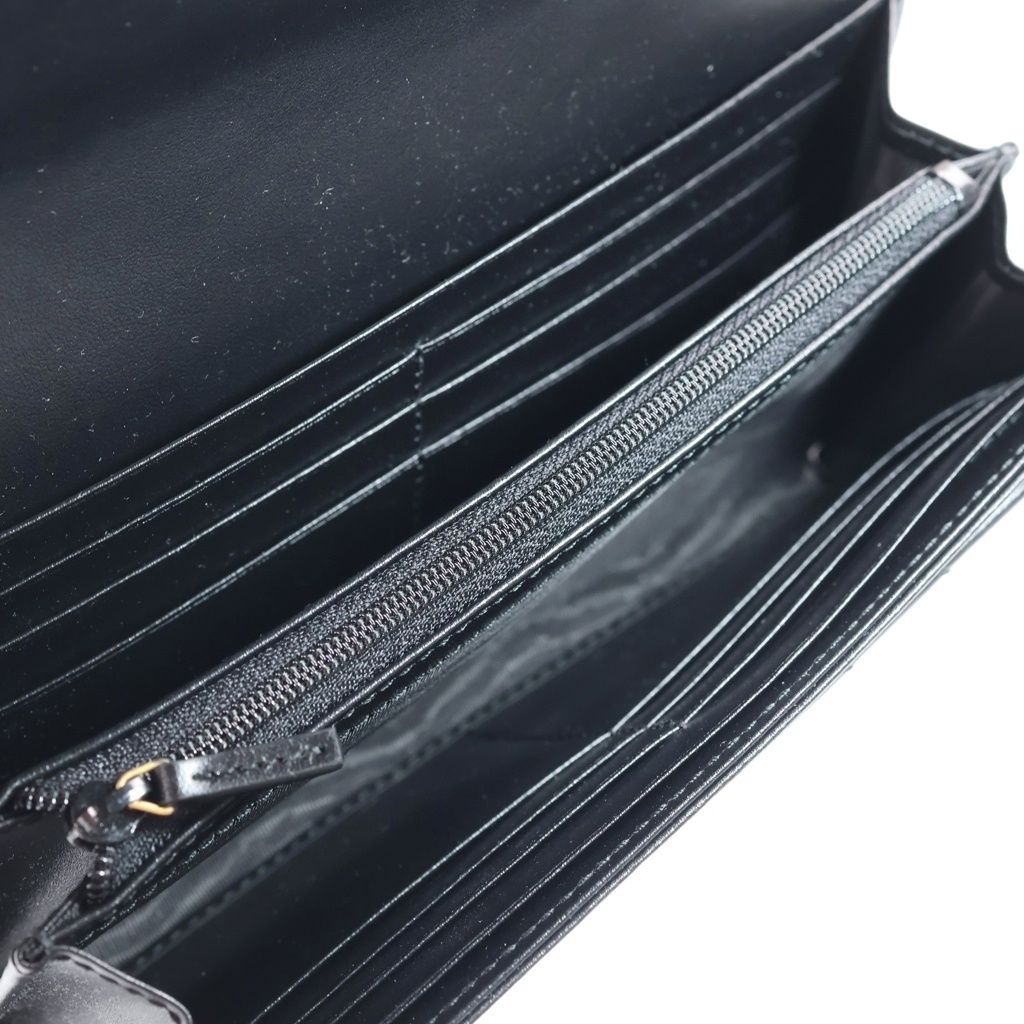 Gucci GG Marmont Bifold Wallet Black Leather — view 4
