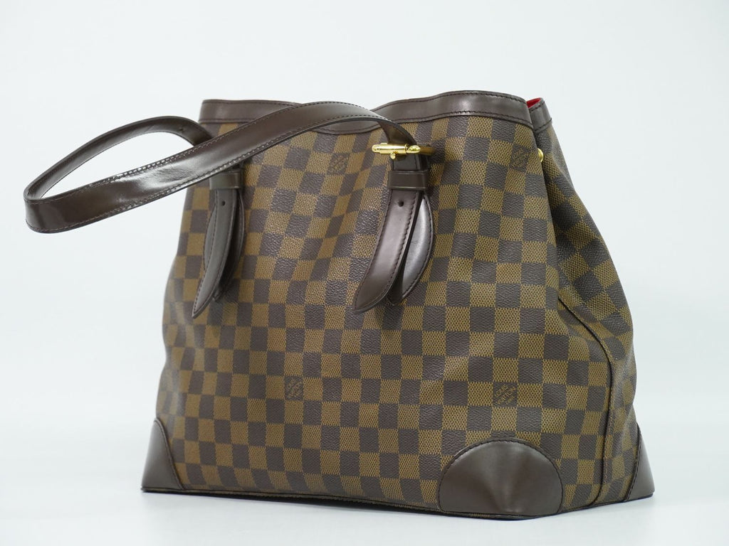 Louis Vuitton LV Hampstead MM Damier Ebene Tote Brown — view 2