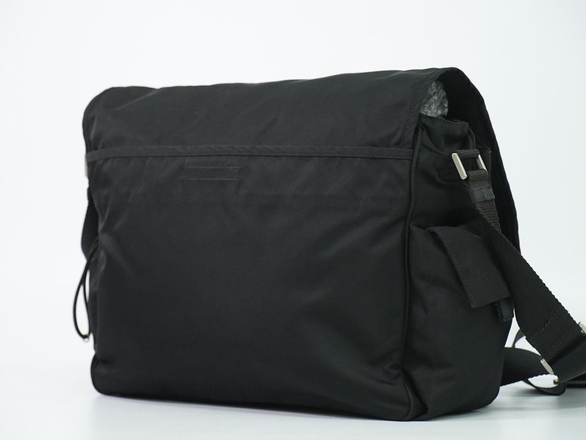 Prada Sports Line Shoulder Bag Pochette Nylon Black — view 2