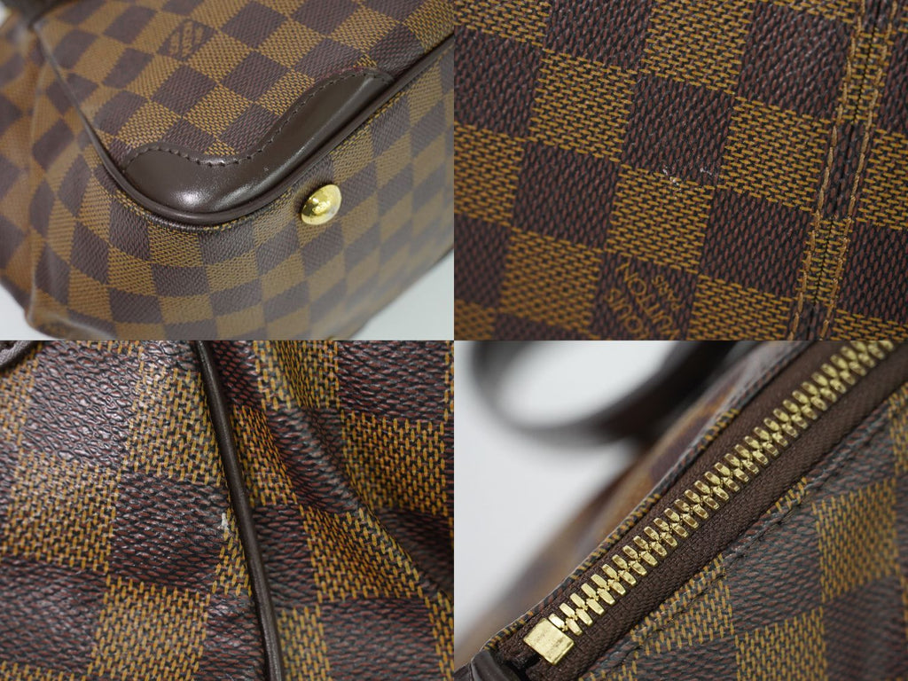 Louis Vuitton LV Verona PM Damier Ebene Tote Brown — view 7