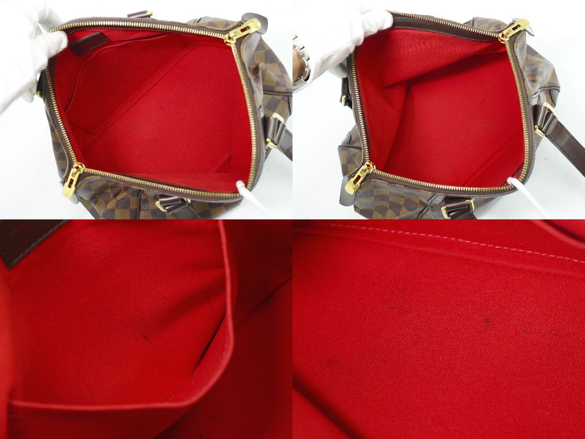Louis Vuitton LV Verona PM Damier Ebene Tote Brown — view 8