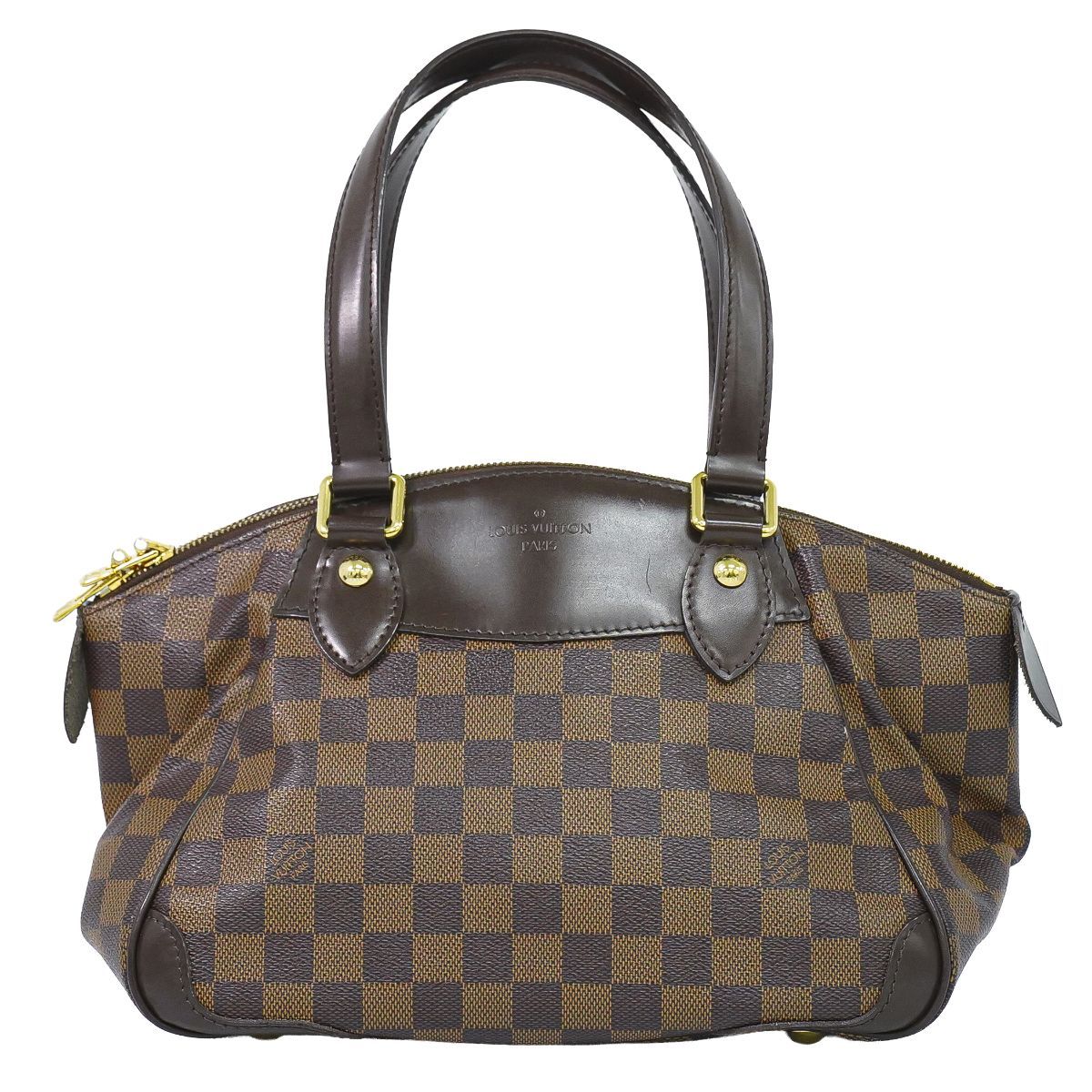 Louis Vuitton LV Verona PM Damier Ebene Tote Brown