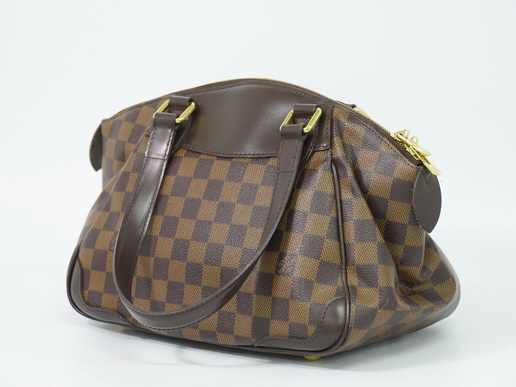 Louis Vuitton LV Verona PM Damier Ebene Tote Brown — view 2