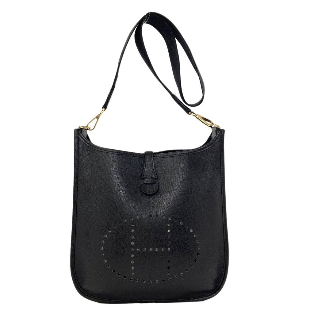 Hermes Evelyne 2 PM Gold Shoulder Bag Epsom