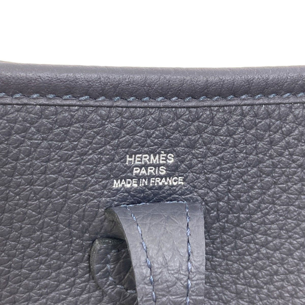 Hermes Evelyne TPM Silver Shoulder Bag Taurillon — view 6