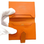 Hermes Bearn Gold Card Case Calfskin — view 4