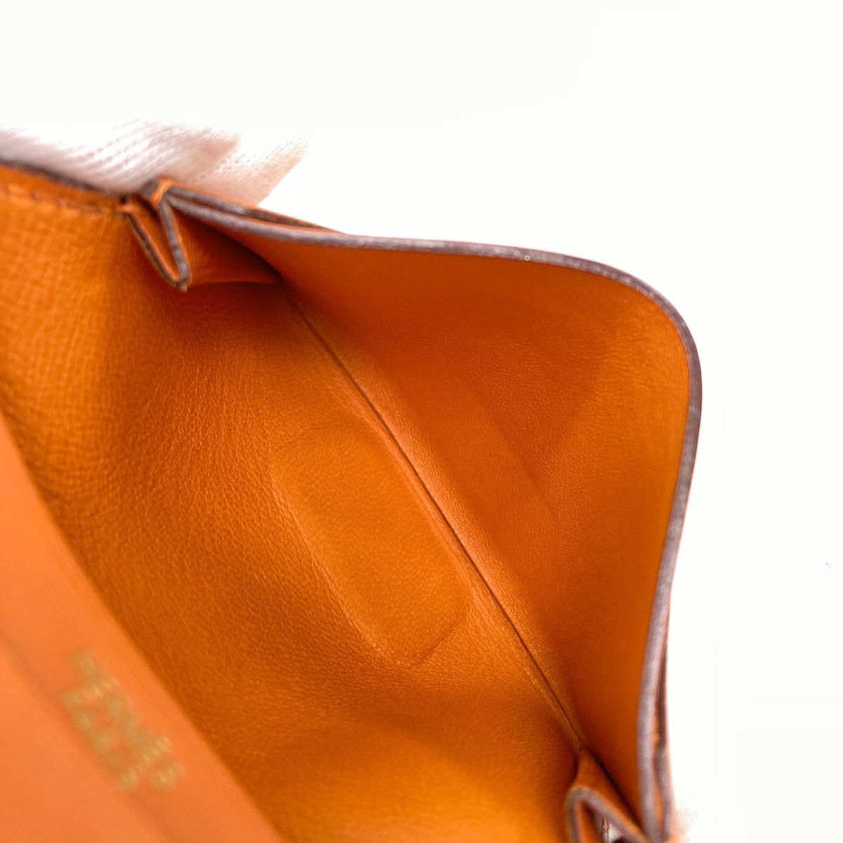 Hermes Bearn Gold Card Case Calfskin — view 6