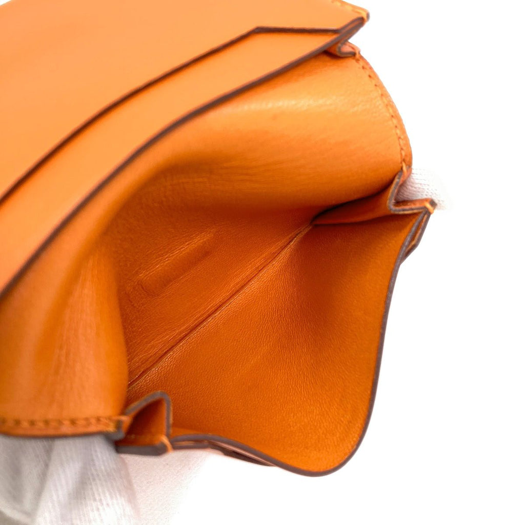 Hermes Bearn Gold Card Case Calfskin — view 5
