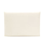 Hermes Calvi Silver Card Case Epsom — view 2