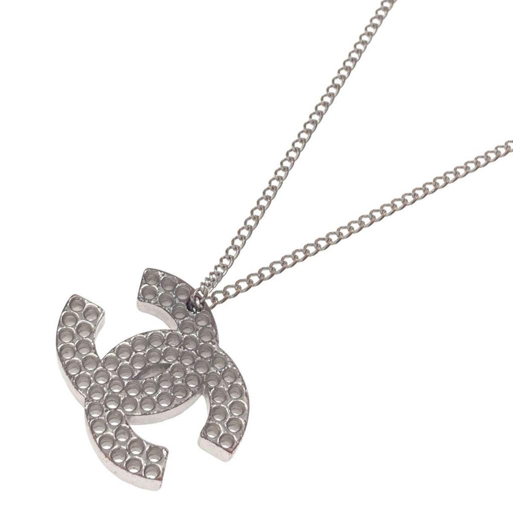 Chanel CC Logo Necklace Metal