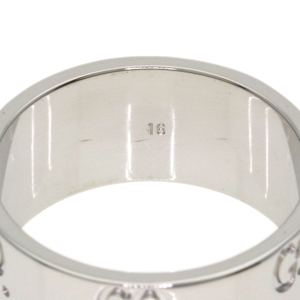 Gucci Icon Wide Ring 18k White Gold — view 5