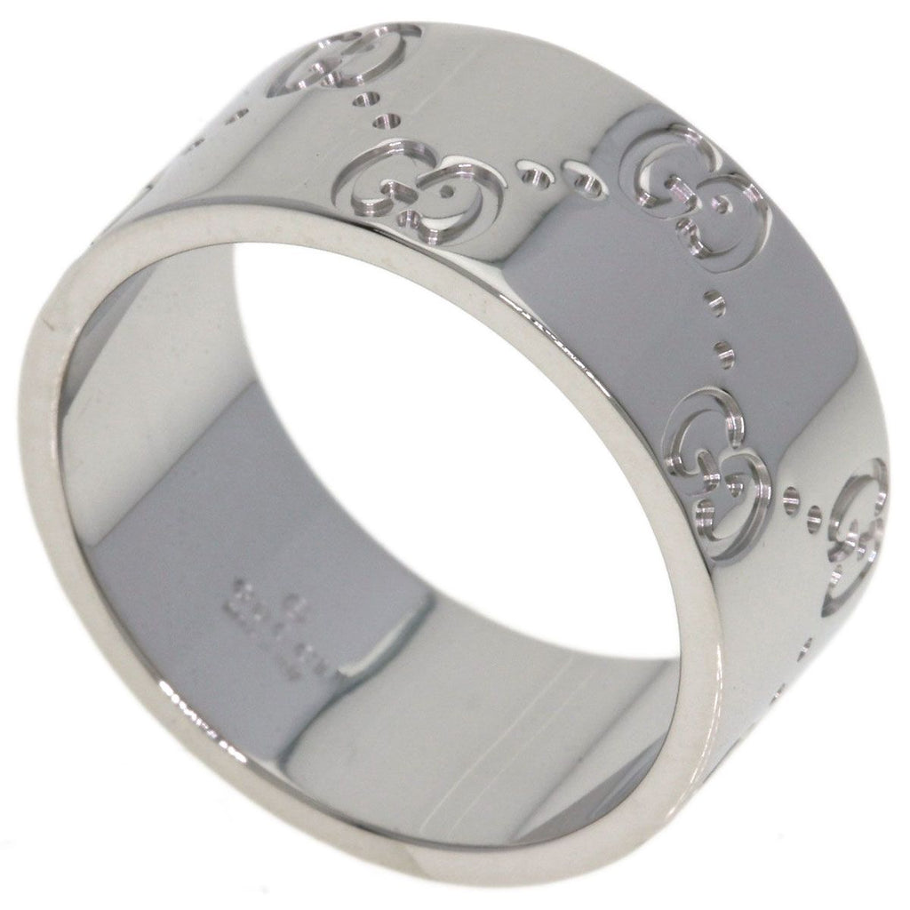 Gucci Icon Wide Ring 18k White Gold