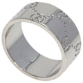 Gucci Icon Wide Ring 18k White Gold