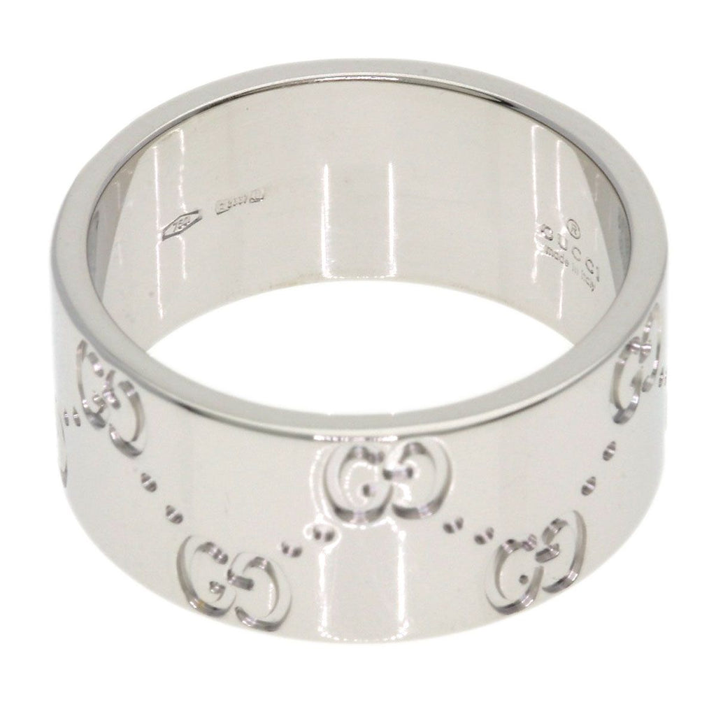Gucci Icon Wide Ring 18k White Gold — view 4