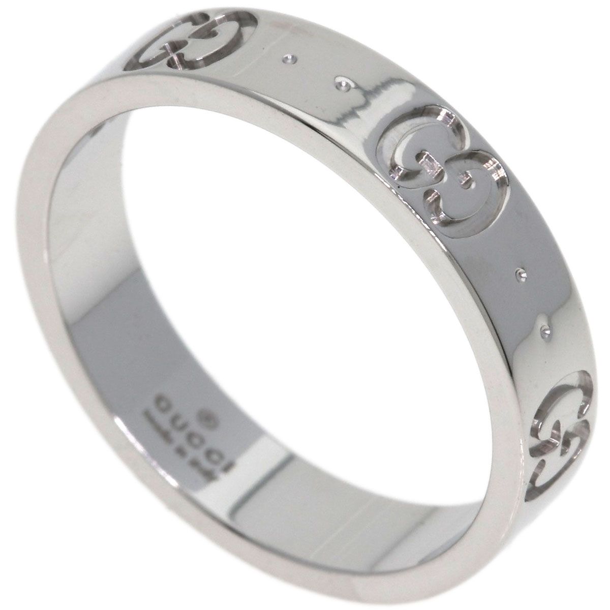 Gucci Icon Ring 18k White Gold