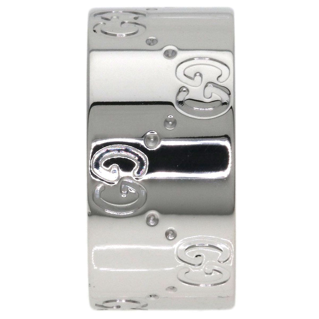 Gucci Icon Wide Ring 18k White Gold — view 3