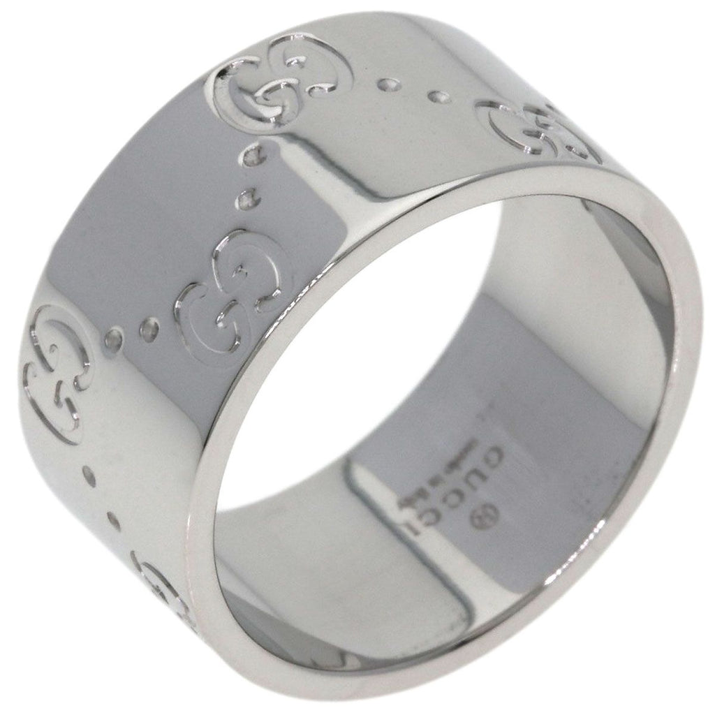 Gucci Icon Wide Ring 18k White Gold — view 2