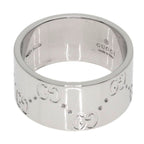 Gucci Icon Wide Ring 18k White Gold — view 4
