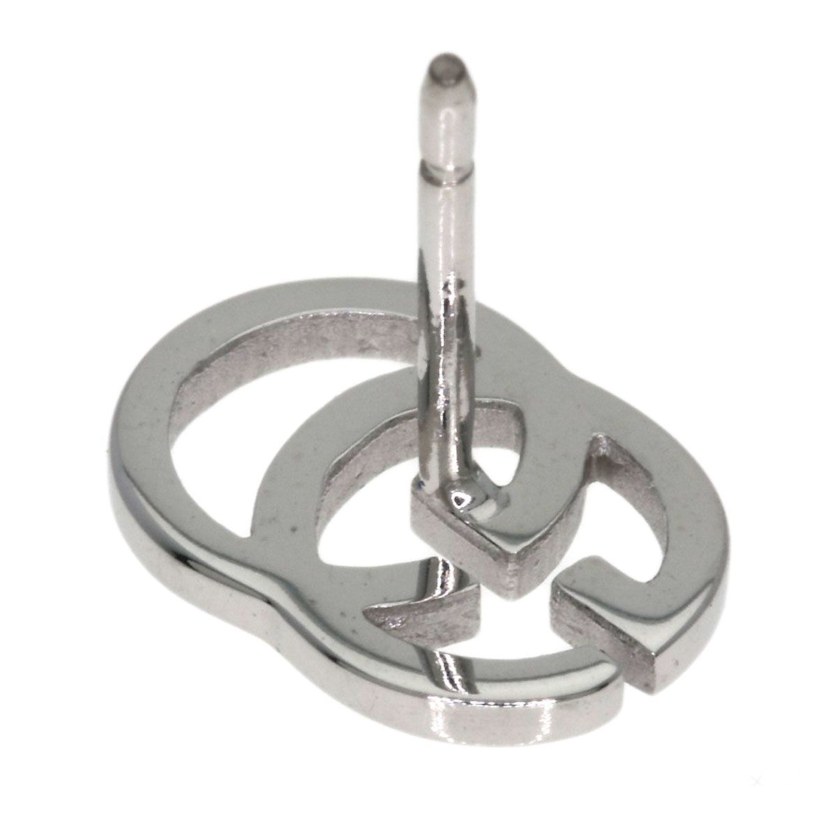 Gucci GG Running Single Earrings 18k White Gold — view 5