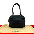 Loewe Vintage Anagram Logo Stamp Nappa Leather Mini Handbag Black