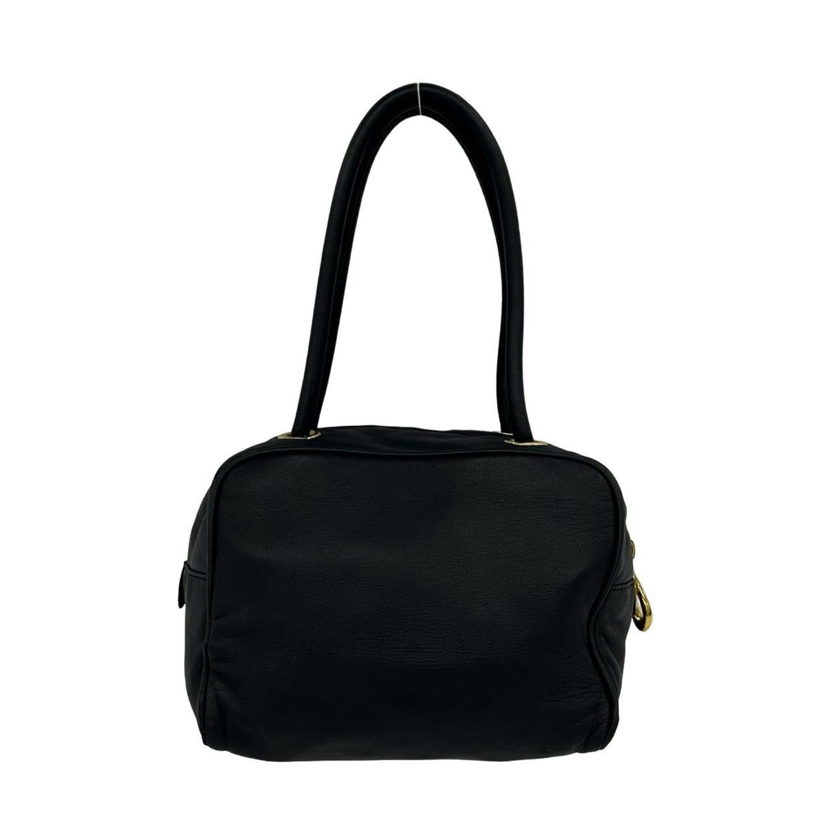 Loewe Vintage Anagram Logo Stamp Nappa Leather Mini Handbag Black — view 3