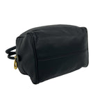 Loewe Vintage Anagram Logo Stamp Nappa Leather Mini Handbag Black — view 7