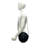 Gucci Vintage Interlocking G Leather Shoulder Bag Black — view 2