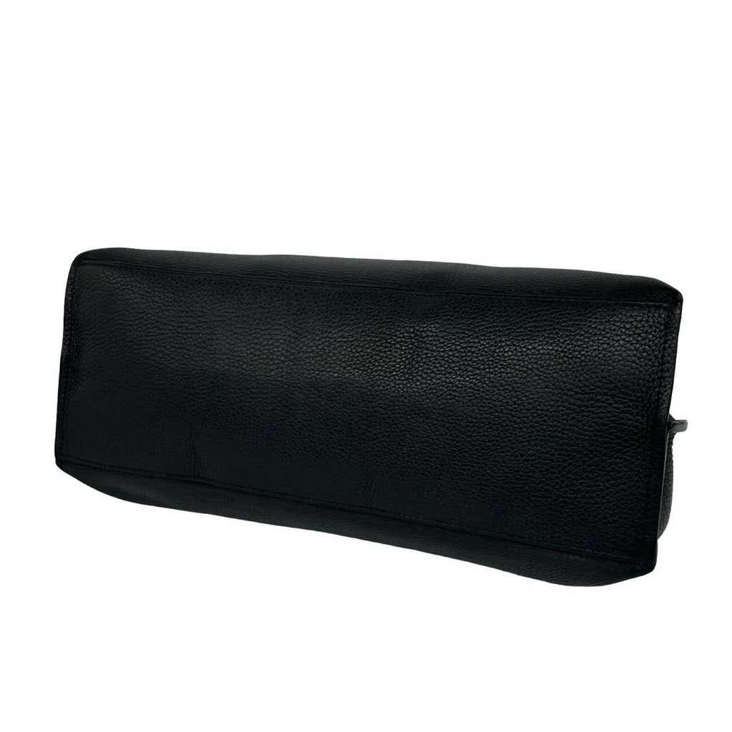 Gucci Daily Bamboo Leather 2-Way Shoulder Bag Mini Tote Black — view 8