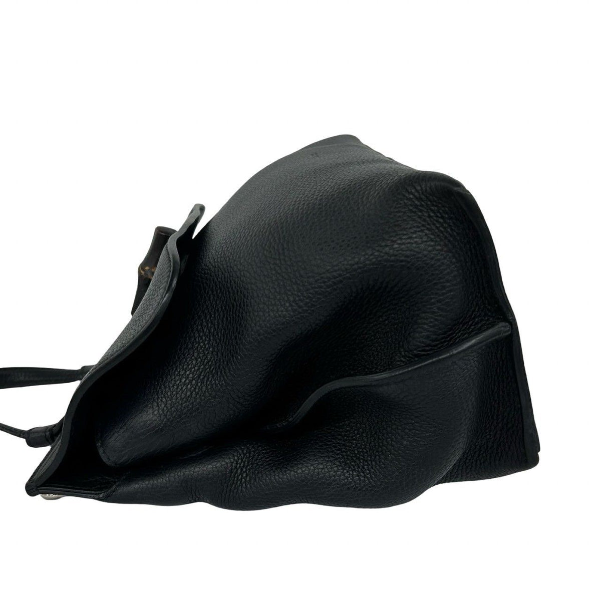 Gucci Daily Bamboo Leather 2-Way Shoulder Bag Mini Tote Black — view 5