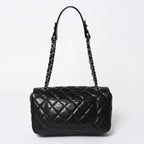Chanel Quilted 25 Chain Bag CC Logo Lambskin Perforated Leather — view 2