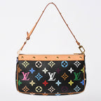 Louis Vuitton Pochette Accessoires Pouch Monogram Multicolor Black — view 2