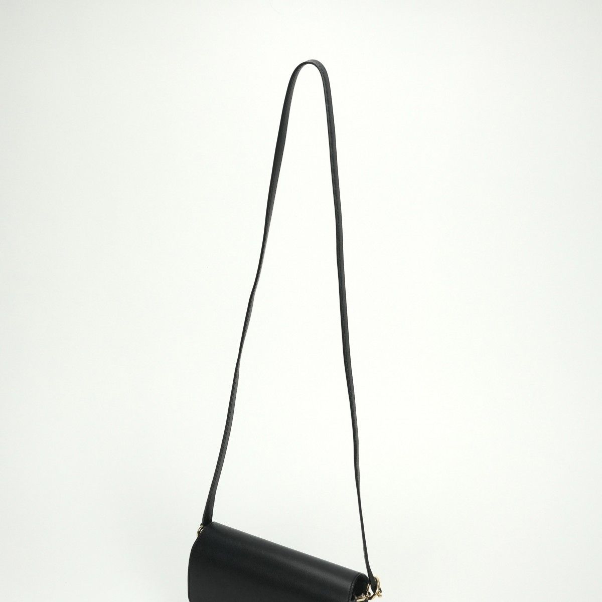 Hermes Sac Roulis Mini Shoulder Bag Evercolor Noir Blue Indigo Black Navy — view 4