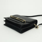 Hermes Sac Roulis Mini Shoulder Bag Evercolor Noir Blue Indigo Black Navy — view 5