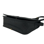 Gucci Vintage Sherry Line Micro GG Logo Leather Shoulder Bag Pochette Black — view 8