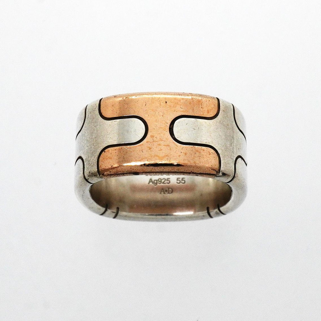 Hermes Ring Hercules 925 Sterling Silver Blanc — view 2