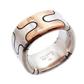 Hermes Ring Hercules 925 Sterling Silver Blanc